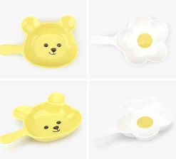 2pcs Jelly Bear Plate Set