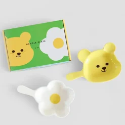 2pcs Jelly Bear Plate Set