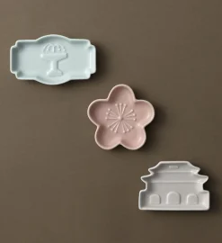 3pcs Korean Palace Mini Sauce Dish Set