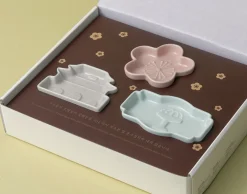 3pcs Korean Palace Mini Sauce Dish Set