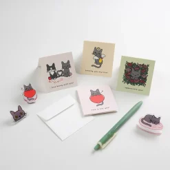 2pcs Lana Cat Mini Card Set