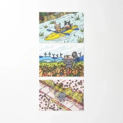 12pcs Lana & Tuxedo Cat Postcard Set v2