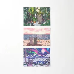 12pcs Lana & Tuxedo Cat Postcard Set v2
