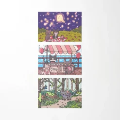 12pcs Lana & Tuxedo Cat Postcard Set v2