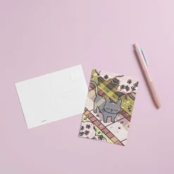 12pcs Lana & Tuxedo Cat Postcard Set