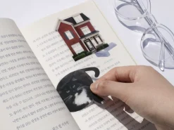 2pcs Large Translucent Bookmark Set