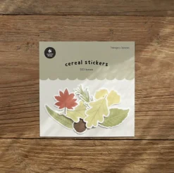 21pcs Leaves Cereal Sticker Set