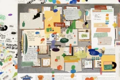 6pcs Life & Pieces Clear Sticker Set