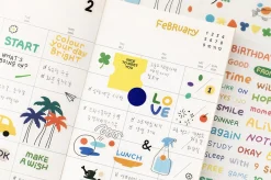 6pcs Life & Pieces Clear Sticker Set