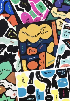 8pcs Life & Pieces Fragment Removable Sticker Set