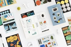 8pcs Life & Pieces Fragment Removable Sticker Set