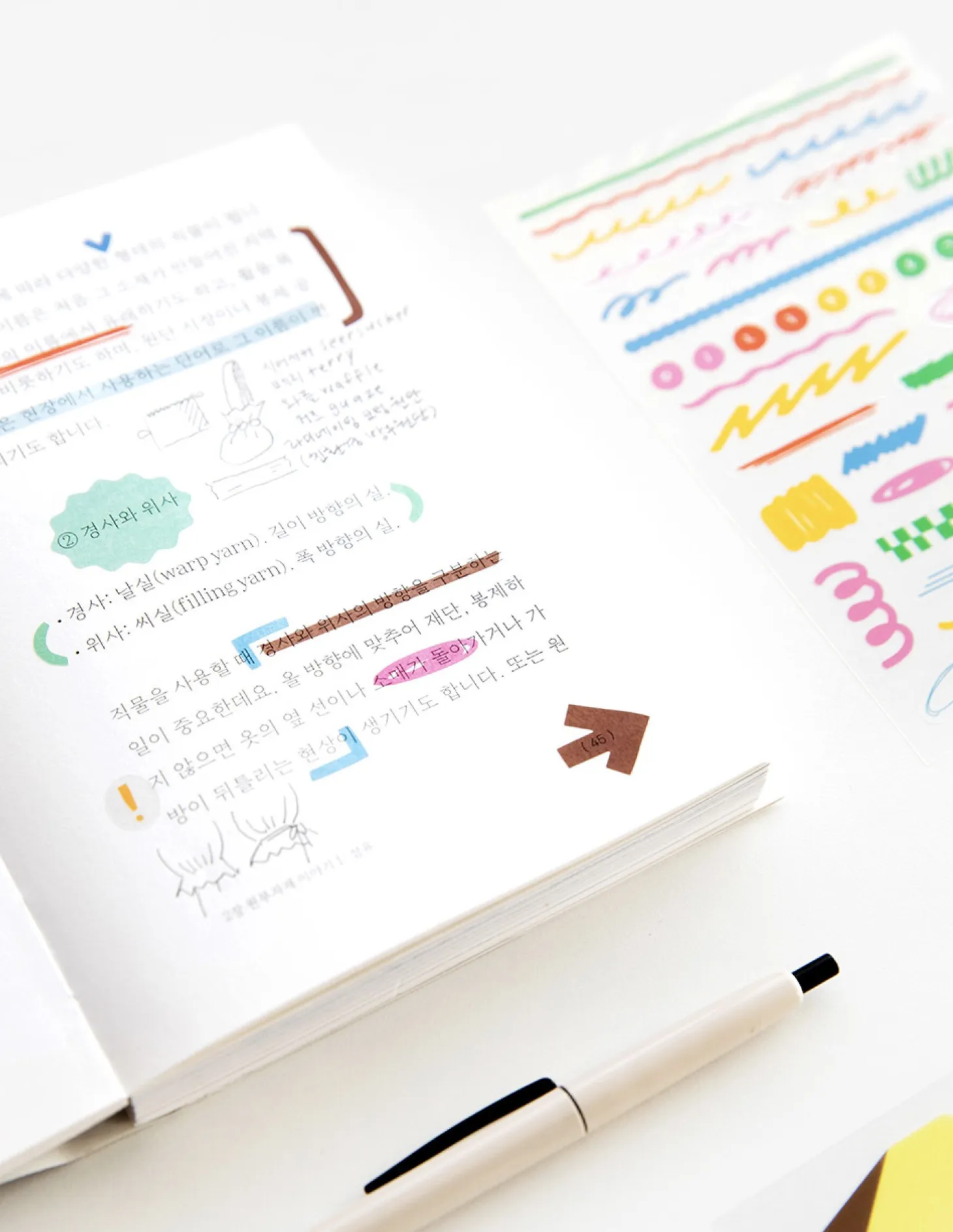 8pcs Little Things See-through Sticker Set
