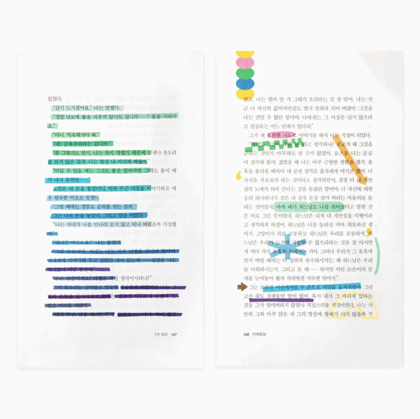 8pcs Little Things See-through Sticker Set