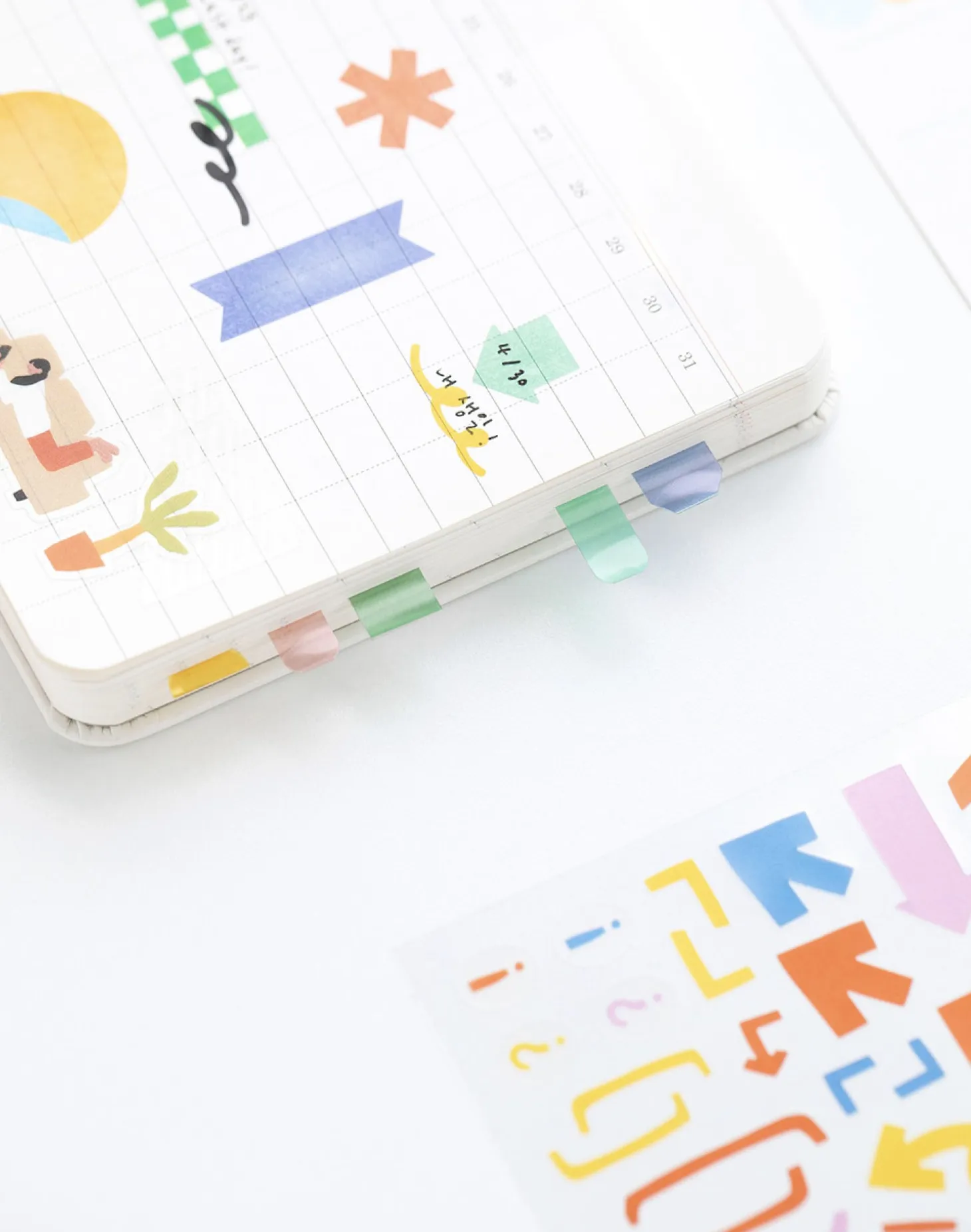 8pcs Little Things See-through Sticker Set