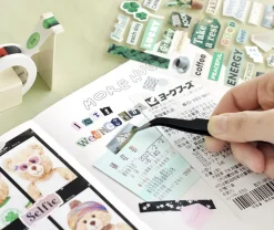 6pcs Magazine Collage Sticker Set