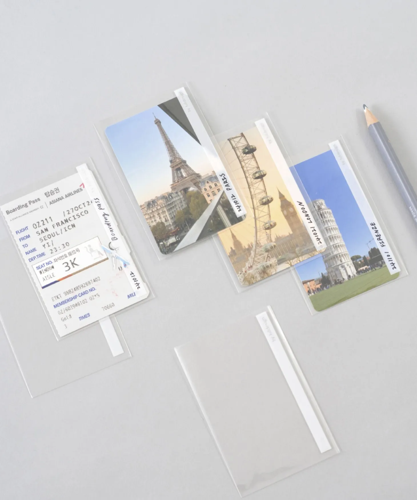 50pcs Memory Photo Pocket Set