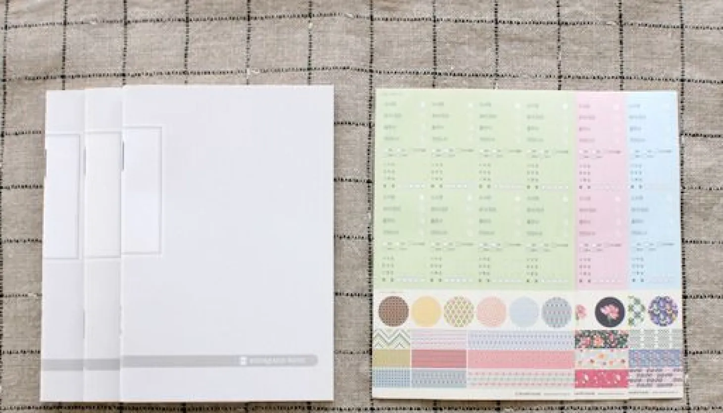 3pcs Mina Vanner Lined Refill Notebook Set