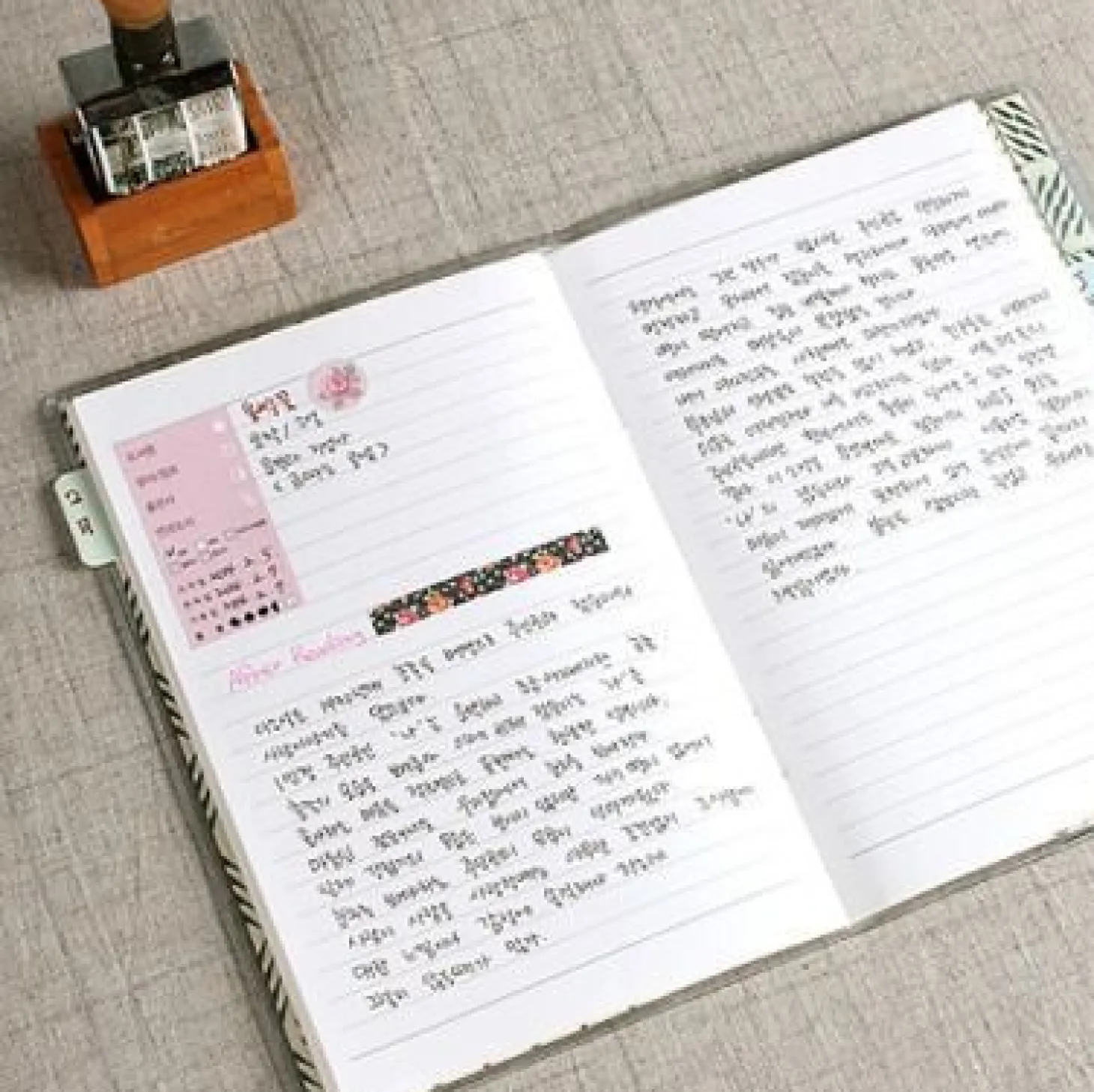3pcs Mina Vanner Lined Refill Notebook Set