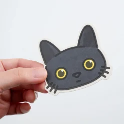 10pcs Mini Cat Face Card Set