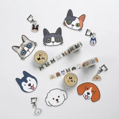 10pcs Mini Cat Face Card Set