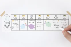 2pcs Mini Cat & Ghost Removable Sticker Set