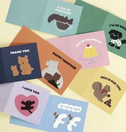 24pcs Mini Friends Card Set
