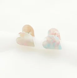 2pcs Mini Heart Claw Clip Set