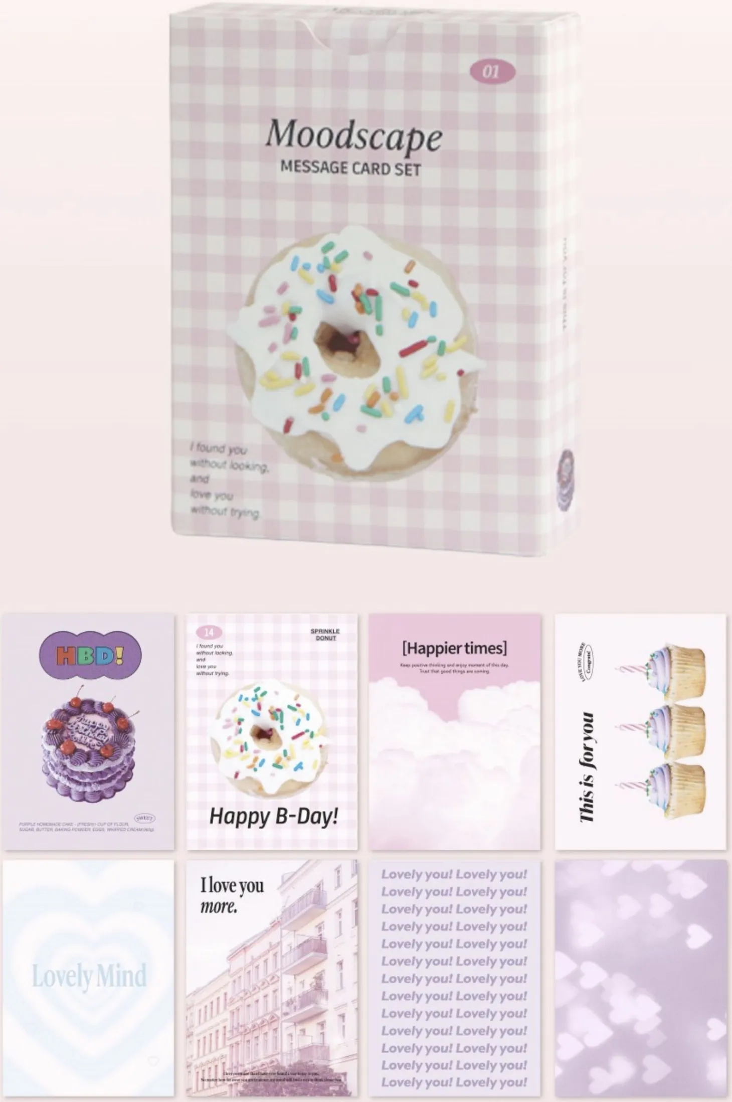 24pcs Mini Moodscape Postcard Set