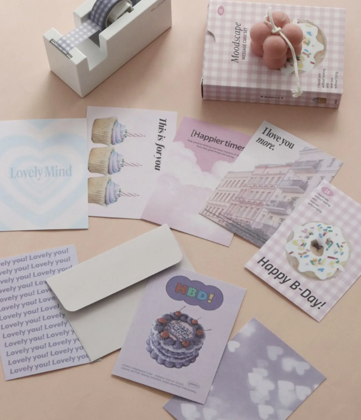 24pcs Mini Moodscape Postcard Set