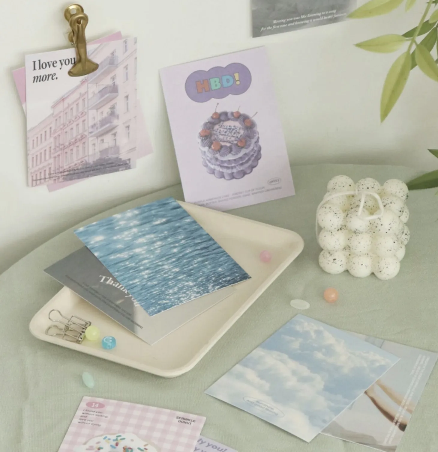 24pcs Mini Moodscape Postcard Set