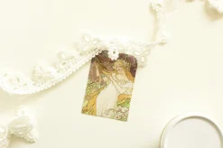 48pcs Mucha Label Sticker Set