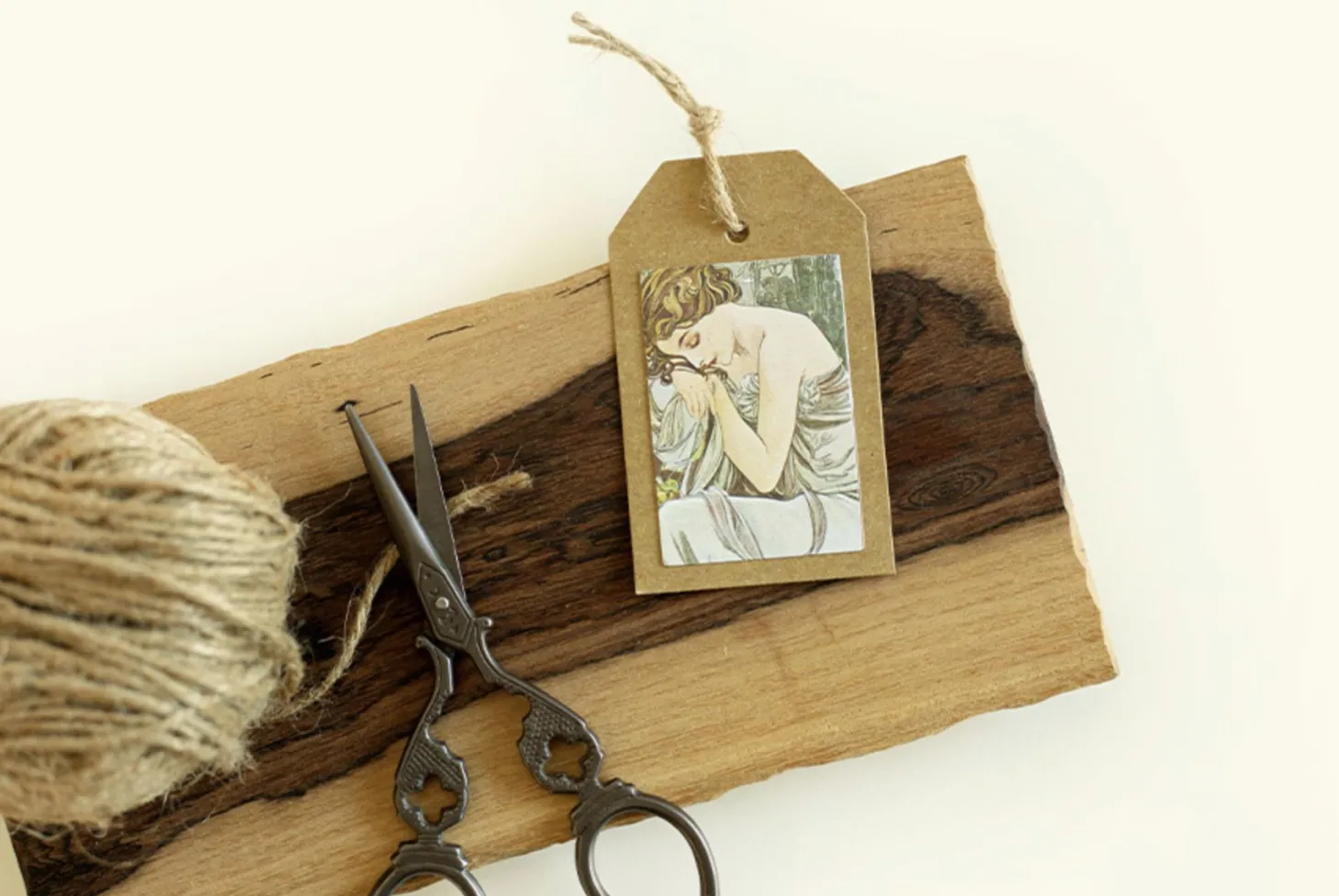 48pcs Mucha Label Sticker Set