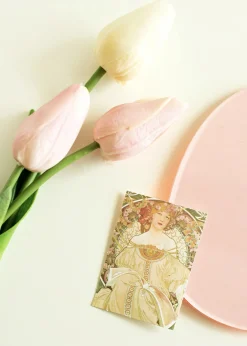 48pcs Mucha Label Sticker Set