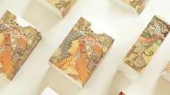 48pcs Mucha Label Sticker Set