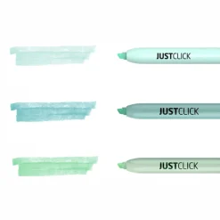 3pcs Natural Retractable Highlighter Set