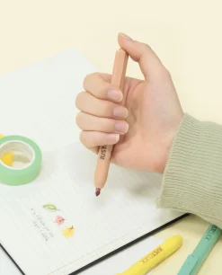 3pcs Natural Retractable Highlighter Set