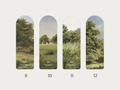 2pcs Nature Arch Bookmark Set