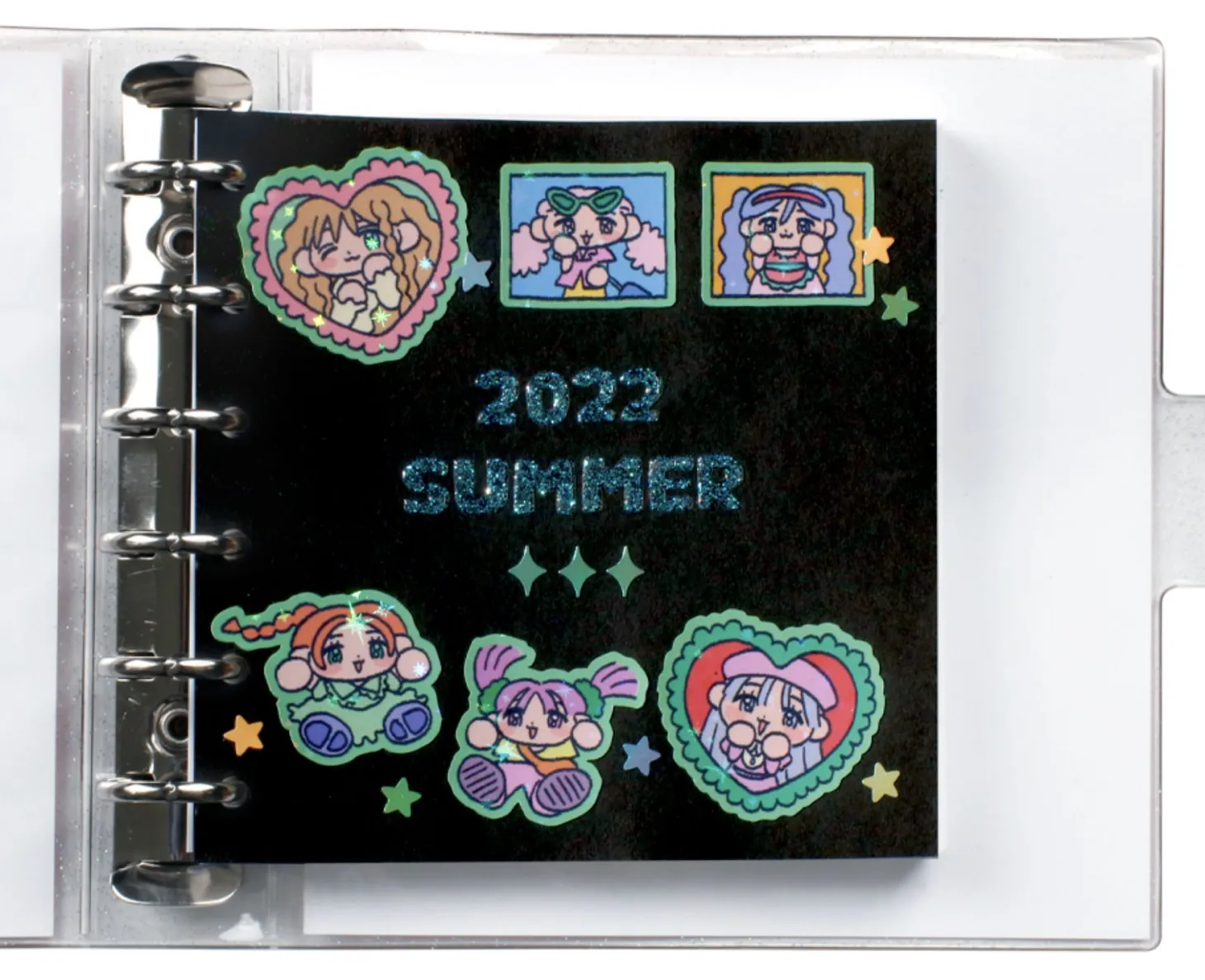 4pcs Number&Alphabet Sticker Set