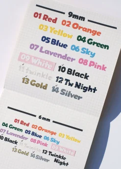 4pcs Number&Alphabet Sticker Set