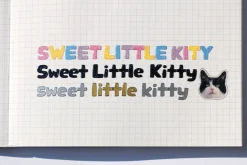 4pcs Number&Alphabet Sticker Set