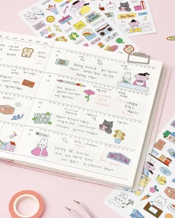6pcs Palette Daily Sticker Set