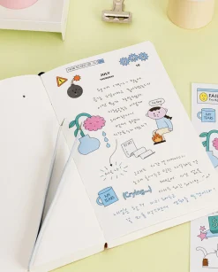 6pcs Palette Daily Sticker Set