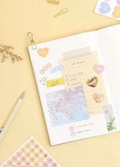 8pcs Paperian Removable Deco Sticker Set