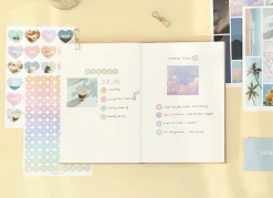 8pcs Paperian Removable Deco Sticker Set