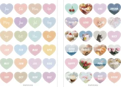 8pcs Paperian Removable Deco Sticker Set