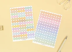 8pcs Paperian Removable Deco Sticker Set