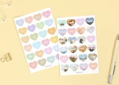 8pcs Paperian Removable Deco Sticker Set