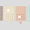 1152pcs Pastel Alphabet Sticker Set