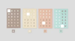 1152pcs Pastel Alphabet Sticker Set