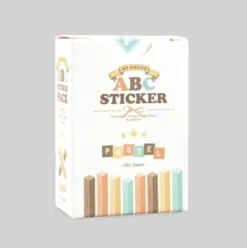 1152pcs Pastel Alphabet Sticker Set